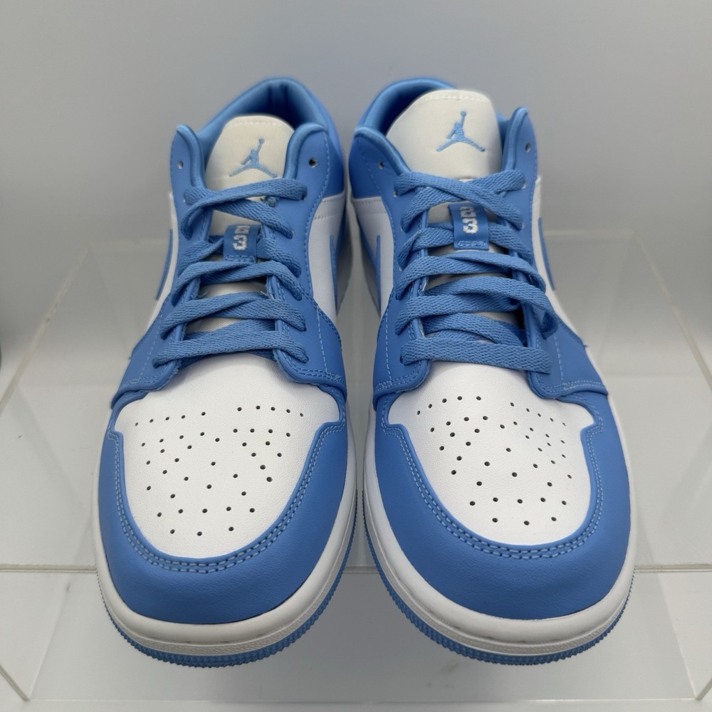 Brand New Air Jordan 1 Low UNC University Blue AO9944-441 Women's 11 / Men's 9.5 - Picture 6 of 9